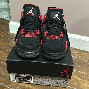 Air Jordan 4 Retro (GS) 2022 Red Thunder